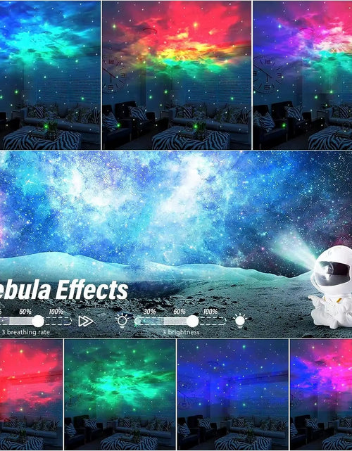Load image into Gallery viewer, Galaxy Star Projector Night Light Astronaut Space Ceiling LED Lamp for Bedroom Home Decor Kids Gift - Starry Nebula Projector
