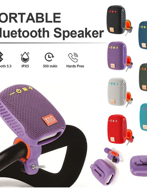 Load image into Gallery viewer, TG392 Outdoor Bicycle Bluetooth Speaker Portable Wireless Sound Box Rechargeable Handlebar Speaker Waterproof Bluetooth Speaker
