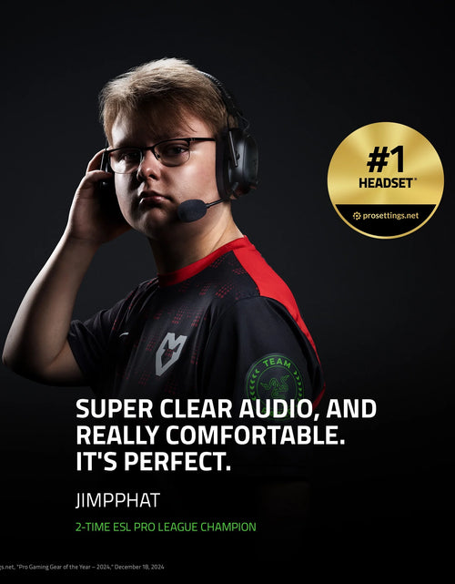 Load image into Gallery viewer, Blackshark V2 Pro Wireless PC Gaming Headset, 2.4Ghz, BT, Hyperspeed Wireless, 70Hr Battery, 320G, Black
