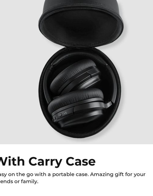 Load image into Gallery viewer, Active Noise Cancelling Headphones Bluetooth Headphones Wireless Headphones over Ear with Mic/Aptx, Comfortable Protein Earpads 30H Playtime, Foldable Headphones for Travel/Work - Black
