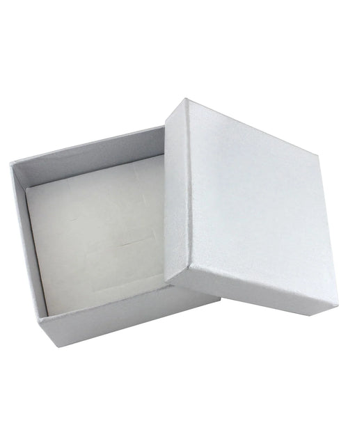 Load image into Gallery viewer, Novia Aniversario Compromiso De Las Mujeres 1 1/3 Qt T.G.W. Corte Redondo Creado Zafiro Blanco Anillo De Plata De Ley De Múltiples Hileras Semi-Eternidad Con Bisel / Punta / Pave Ajuste
